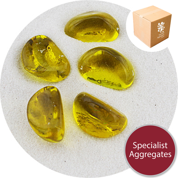 Glass Stones - Citrus Yellow - Design Pack